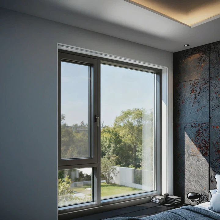 Windproof Thermal Break Aluminum Casement Window