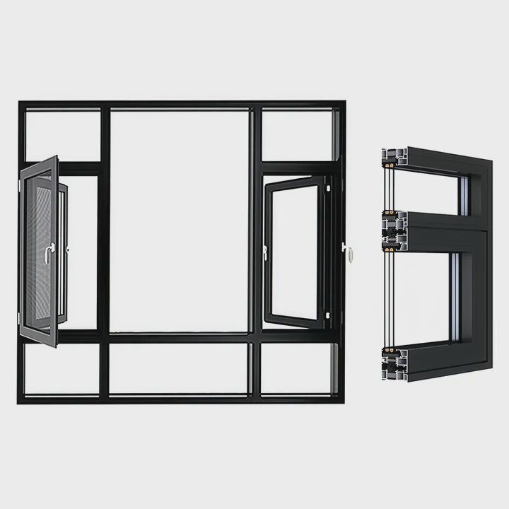 Burglarproof Fixed Aluminum Windows