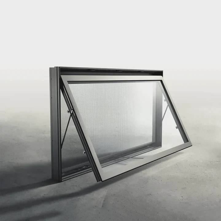 Windproof Aluminum Awning Windows