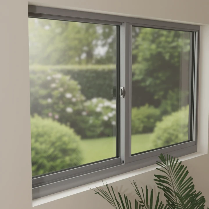 Aluminum Sliding Window Windproof Exterior Use