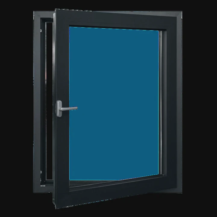 Nfrc Double Glazed Aluminum Tilt Turn Window