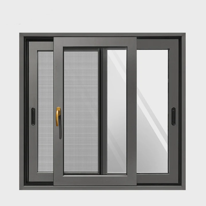 Aluminum Sliding Window With Mosquito Screen