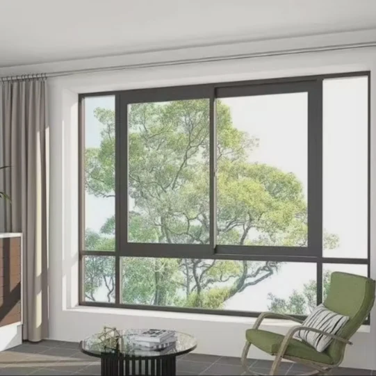 Pa66 Thermal Break Aluminum Sliding Window