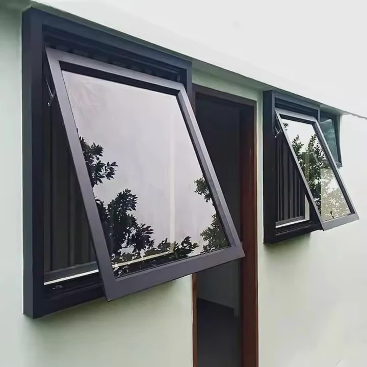 Aluminum Awning Window Double Glazed Soundproof