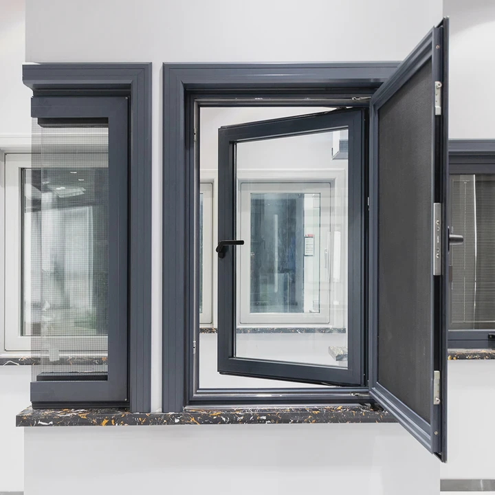 Soundproof Double Glazed Aluminum Casement