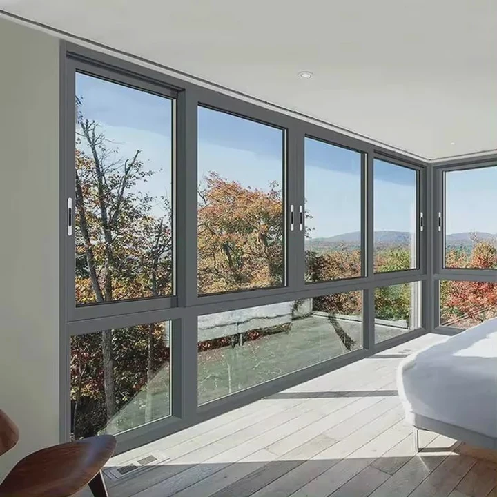 High End Aluminum Sliding Window Factory Direct