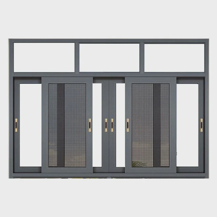 3-Track Aluminum Sliding Window System