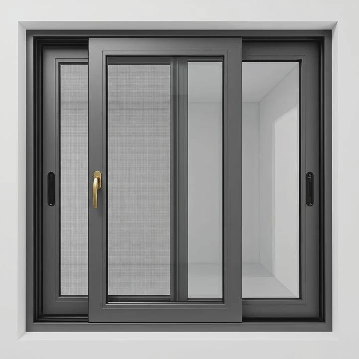 Vertical Aluminum Sliding Window