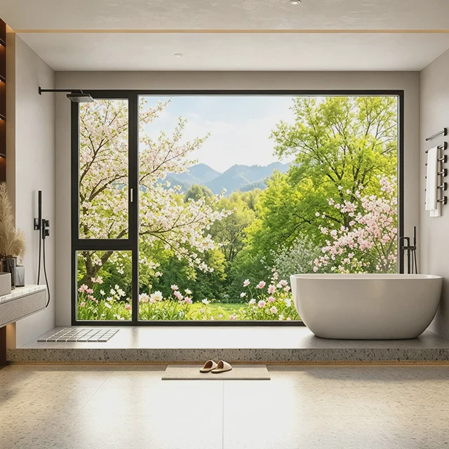 Triple Glazed Aluminum Casement Windows