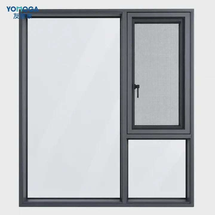 Aluminum French Impact Windows