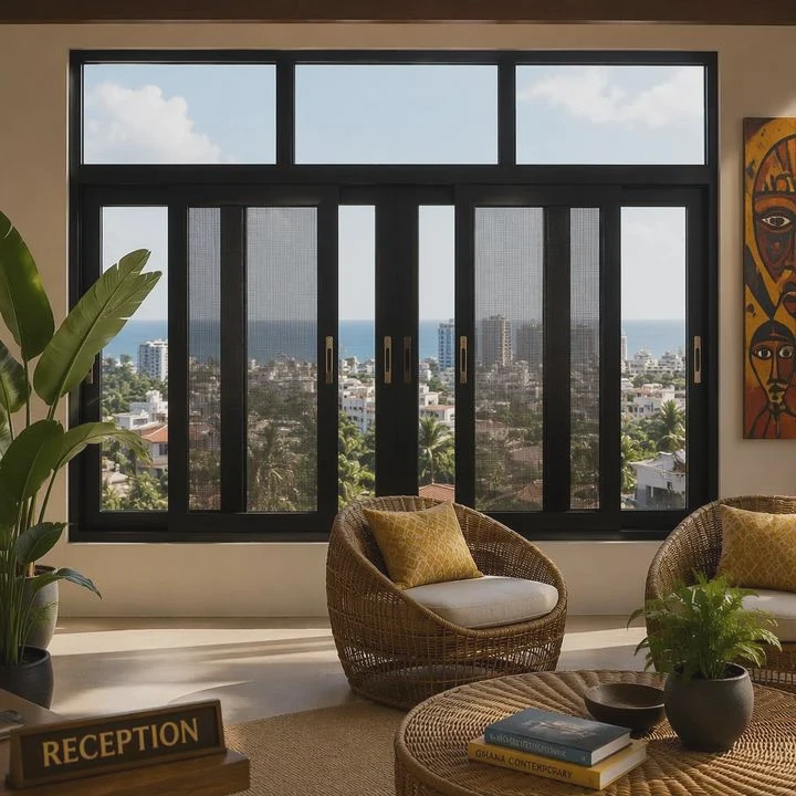 Bathroom Soundproof Thermal Break Windows