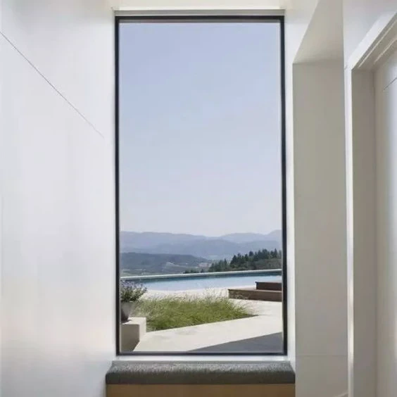 Double Glass Thermal Break Aluminum Sliding Windows